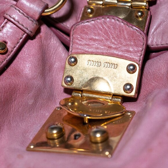 Miu Miu Vitello Lux Bow Bag - Picture 6 of 8